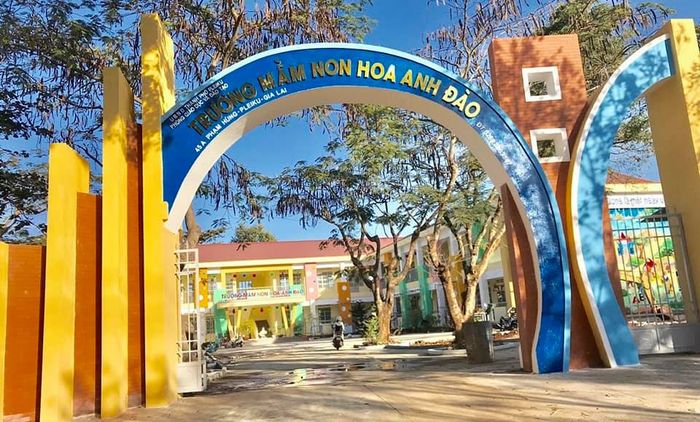 Khoảnh khắc học tập vui vẻ tại Trường Mầm Non Hoa Anh Đào