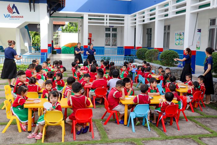 Không gian học tập hiện đại tại Trường Mầm non Việt Mỹ Cần Thơ