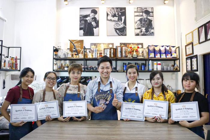 Không gian đào tạo Barista chuyên nghiệp tại WAO
