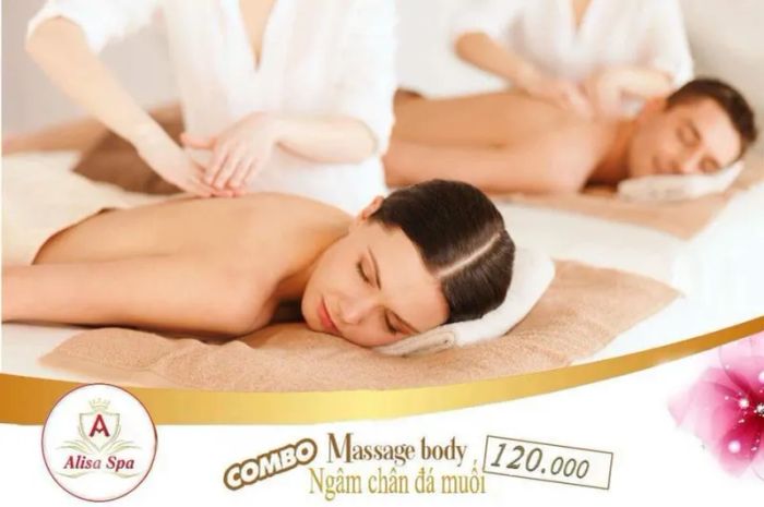 Không gian tinh tế và sang trọng tại Alisa Spa Thanh Hóa