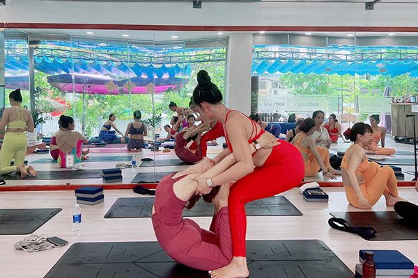 Hình ảnh không gian luyện tập tại CLB Hatha Yoga Phú Yên