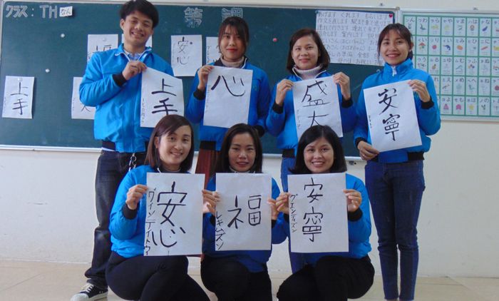 Hình ảnh lớp học hiện đại tại Trung Tâm Tiếng Nhật 3Q