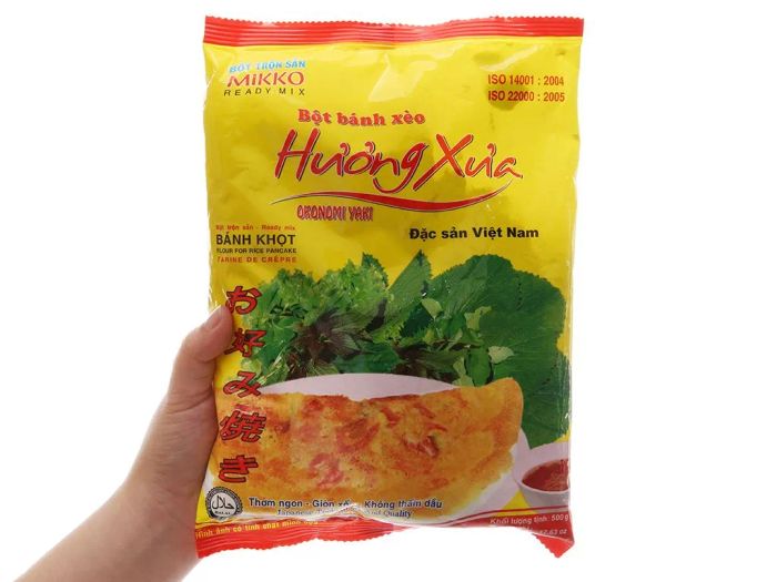 Bột Bánh Xèo Mikko Hương Xưa - Gói 500g thơm ngon