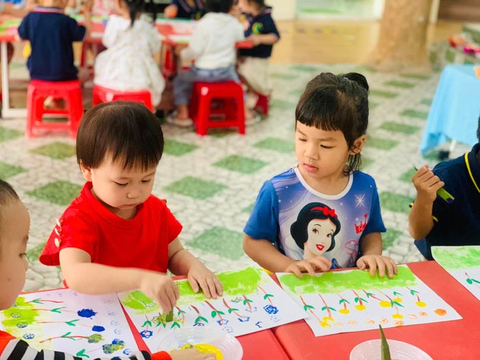 Hoạt động vui chơi sáng tạo tại Trường Mầm non Tuổi Thơ