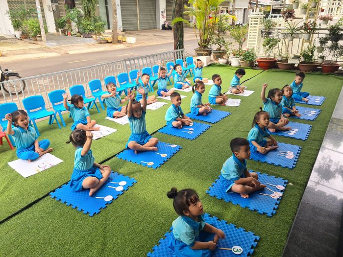 Khoảnh khắc học tập đáng yêu tại Trường Mầm Non Ngôi Sao Nhỏ