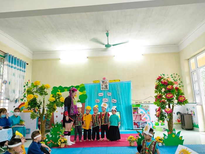 Khoảnh khắc vui chơi của bé tại Trường Mầm non Lục Hồn