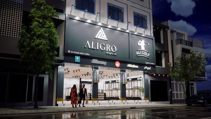 Không gian trưng bày sang trọng tại Aligro Thanh Hóa