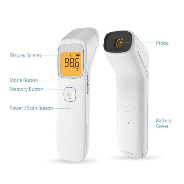 Hình ảnh nhiệt kế Uright TD-1242 - Thiết kế tiện dụng và an toàn