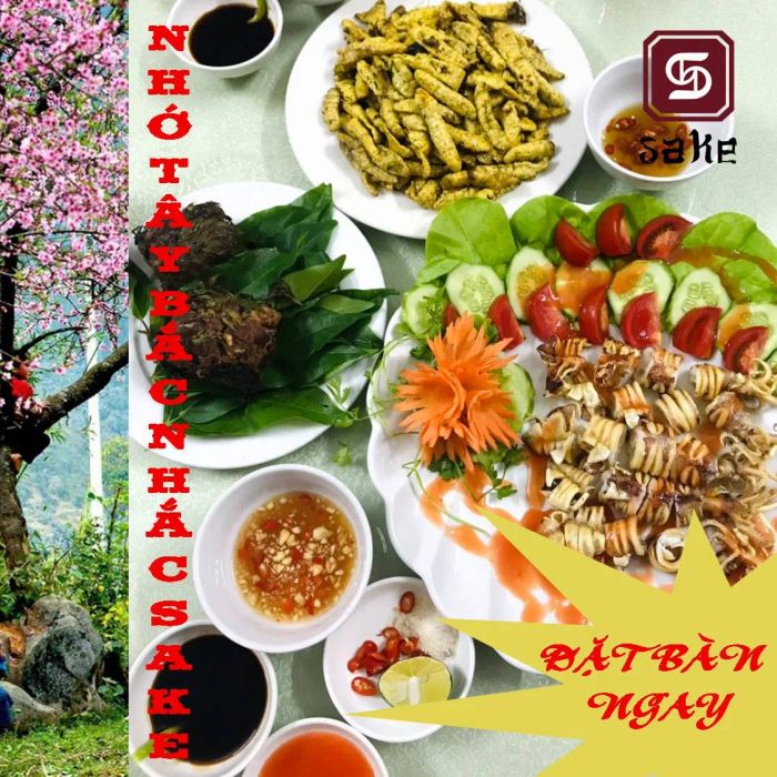 Không gian tiệc cưới sang trọng tại Sake Thanh Hóa