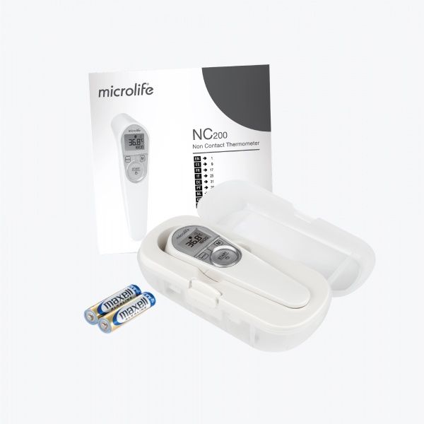 Hình ảnh minh họa nhiệt kế Microlife NC200 trong quá trình sử dụng