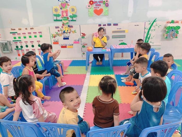 Không gian học tập tại Trường Mầm Non Bé Ngoan