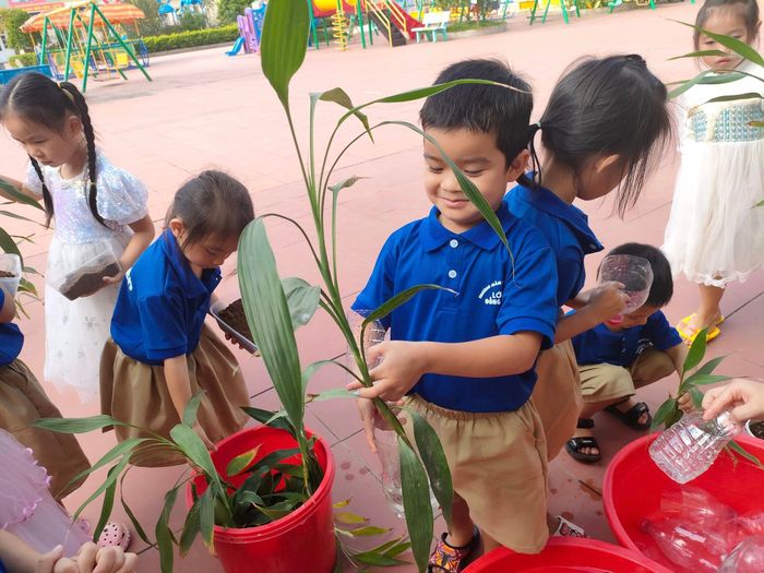 Góc học tập sáng tạo tại Trường Mầm non Hoành Mô