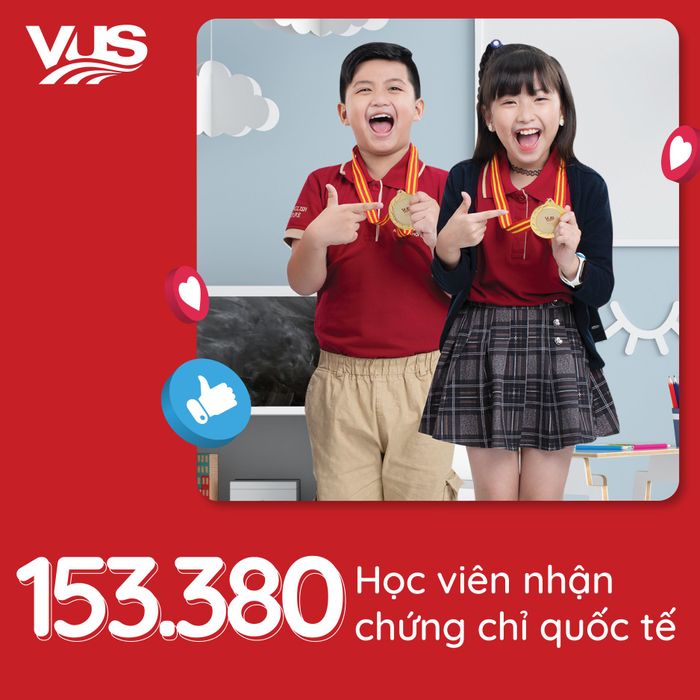 Giờ học tương tác đầy hứng khởi tại VUS