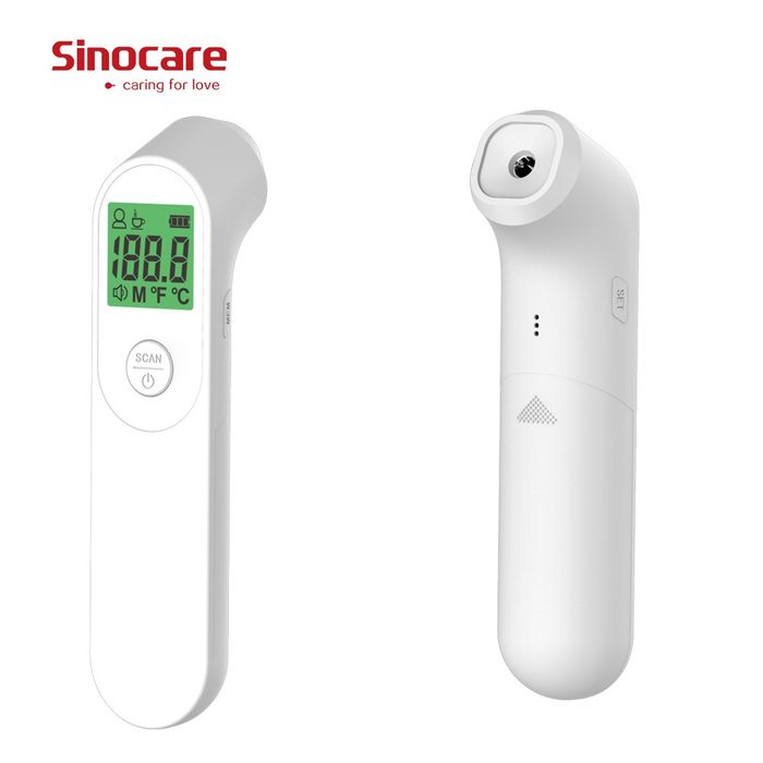 Hình ảnh minh họa nhiệt kế Sinocare trong quá trình sử dụng thực tế