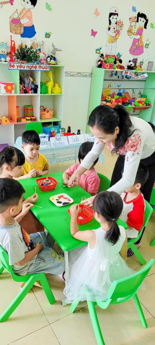 Không gian học tập tràn ngập tiếng cười tại Trường Mầm Non Xuân Thủy