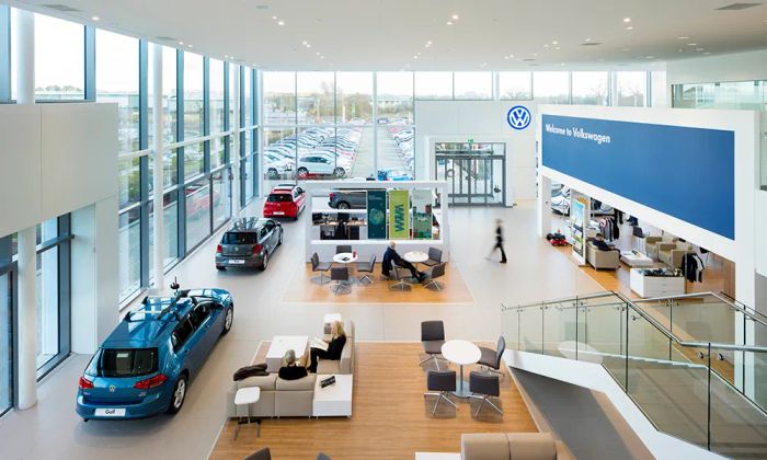 Hình ảnh xưởng dịch vụ tiêu chuẩn Đức tại Volkswagen Trường Chinh