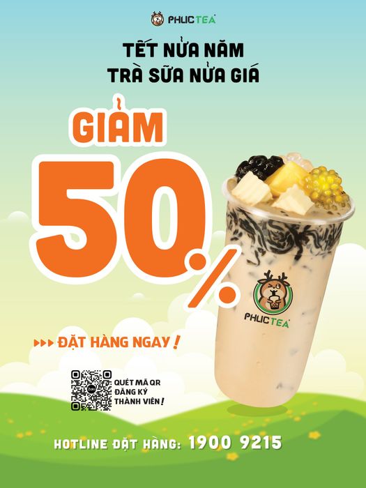 Không gian trẻ trung tại Trà Sữa Phúc Tea - Nơi lý tưởng để thư giãn cùng bạn bè