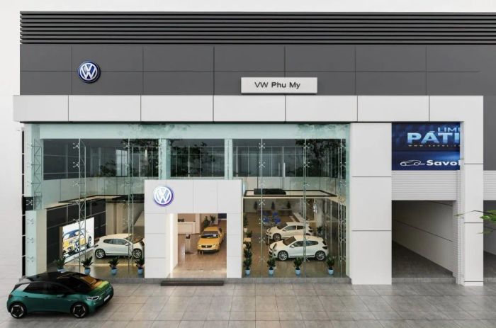 Hình ảnh xưởng dịch vụ tiêu chuẩn Đức tại Volkswagen Phú Mỹ
