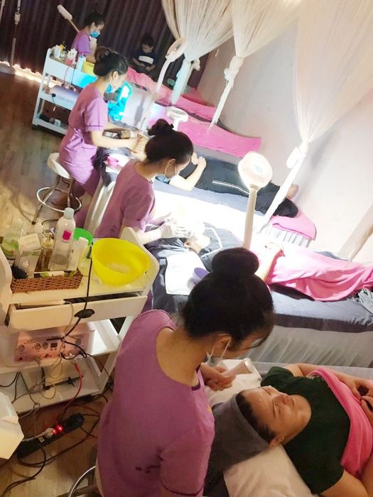Hình ảnh quy trình trị liệu chuẩn Hàn tại Little Garden Spa