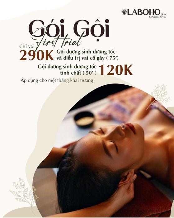 Quy trình gội đầu dưỡng sinh chuẩn spa tại Laboho