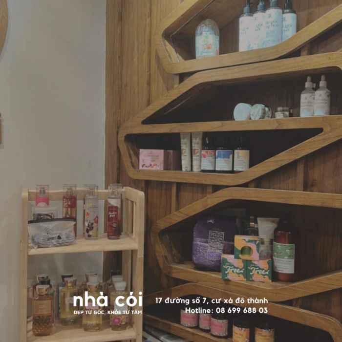 Không gian trị liệu tại Nhà Cói Spa