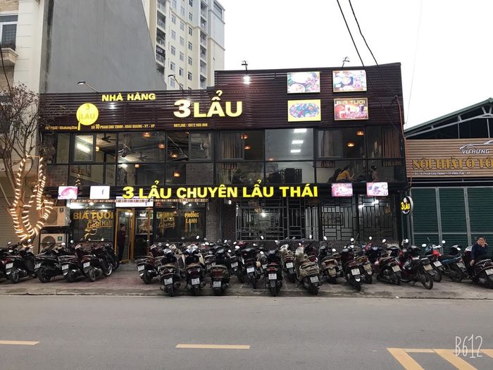 Không gian sang trọng tại Nhà hàng 3 Lẩu