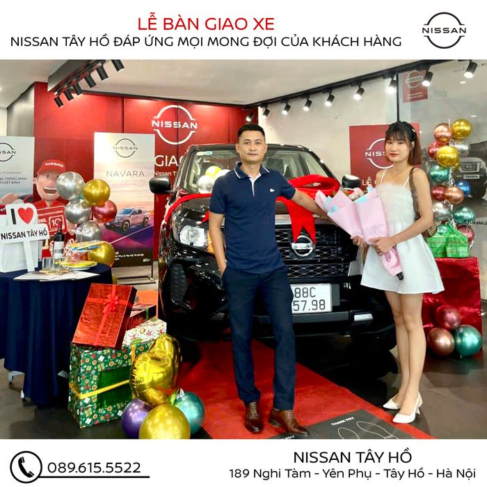 Không gian trưng bày hiện đại tại Nissan Tây Hồ