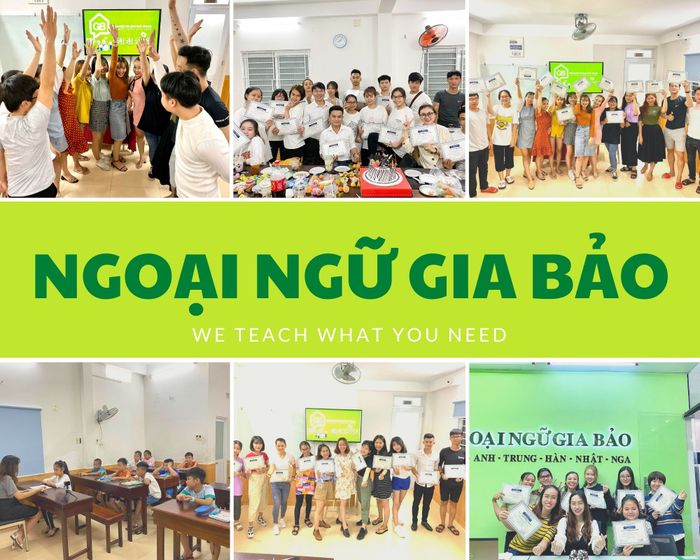 Ngoại Ngữ Gia Bảo cung cấp các chương trình học đa dạng từ Tiếng Anh, Tiếng Trung, Tiếng Nhật đến các kỳ thi quốc tế, luôn đồng hành cùng học viên trong suốt quá trình học tập và luyện thi.