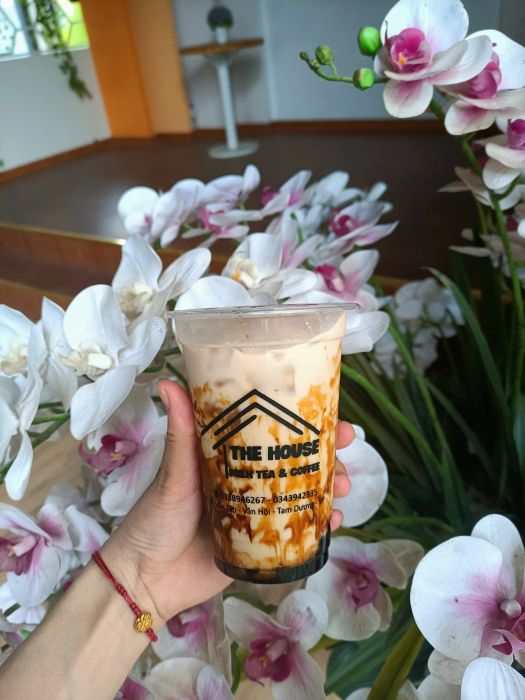 Góc check-in độc đáo tại The House Milk Tea