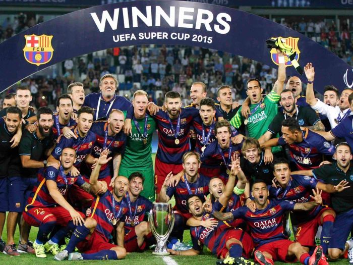 Barcelona - Đội bóng quyền lực với 5 chức vô địch Siêu cúp