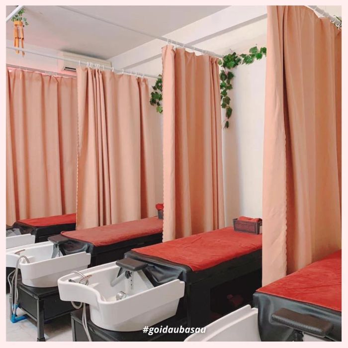 Không gian thư giãn tại BÀ SÁU - Gội Đầu Dưỡng Sinh