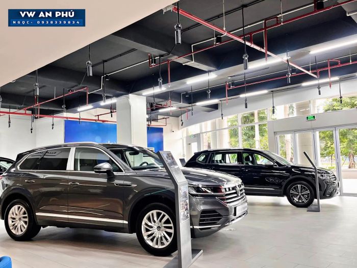 Hình ảnh ấn tượng về showroom Volkswagen An Phú