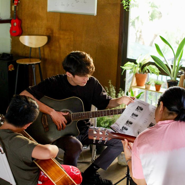 Không gian đào tạo tại Hạt Đậu Guitar