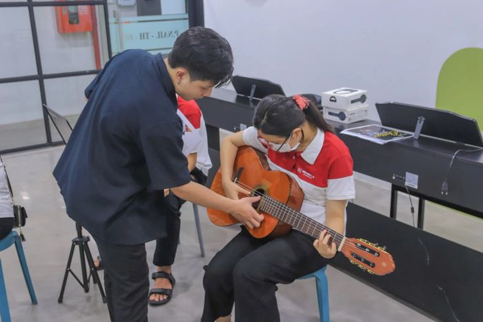 Hình ảnh không gian đào tạo chuyên nghiệp tại Học Viện Âm Nhạc Á Âu