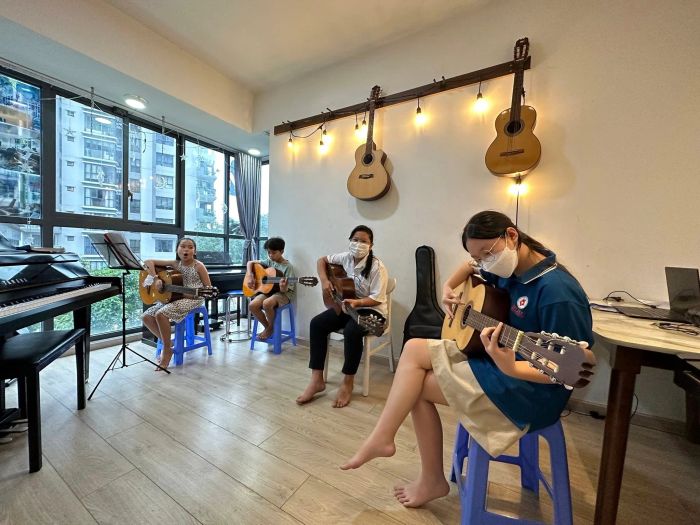 Không gian nghệ thuật đầy sáng tạo tại Sông Thu Music Education