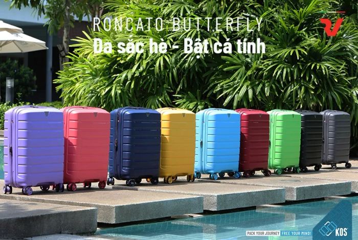 Những mẫu vali đa dạng phong cách từ KOS SHOP
