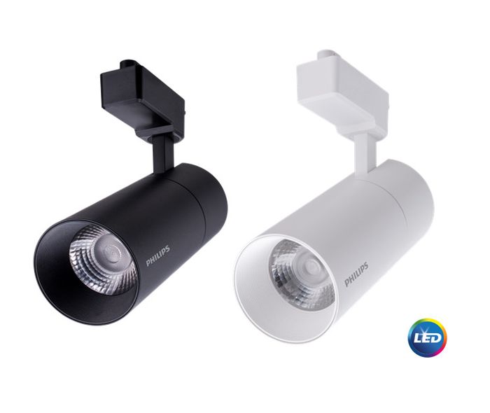 Hình ảnh thực tế đèn rọi ray Philips trong không gian trưng bày