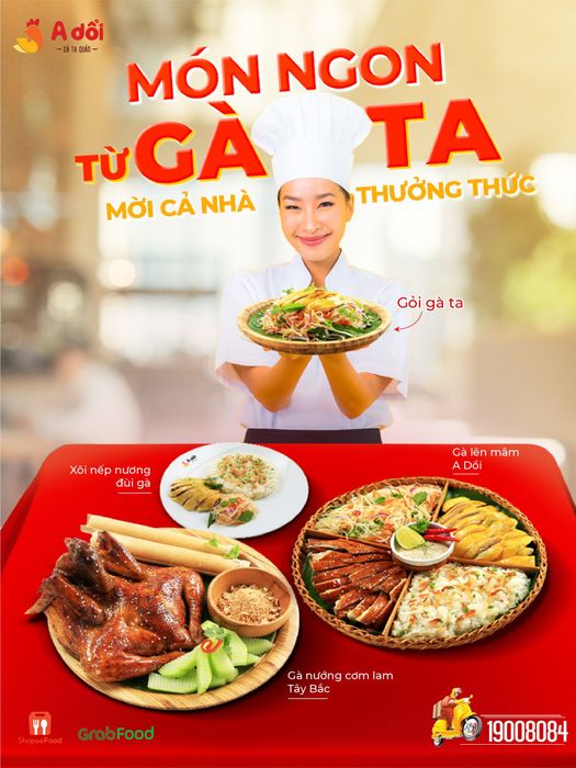 Những món gà ta đặc sắc tại A Dổi