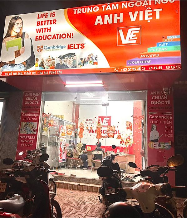 Hình ảnh lớp học tại Trung tâm Anh Việt VEE