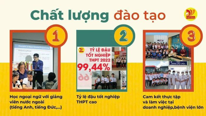 Hình ảnh sinh viên thực hành nghiệp vụ tại Trường Cao đẳng Viễn Đông