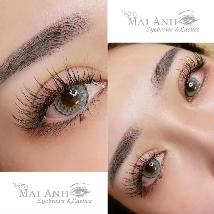 Mai Anh Phibrows - Góc làm việc đầy nghệ thuật của các chuyên gia nối mi