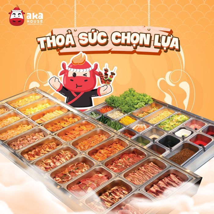Aka House ảnh 1 - Không gian ẩm thực Nhật Bản thanh lịch với bếp nướng Yakiniku đẳng cấp