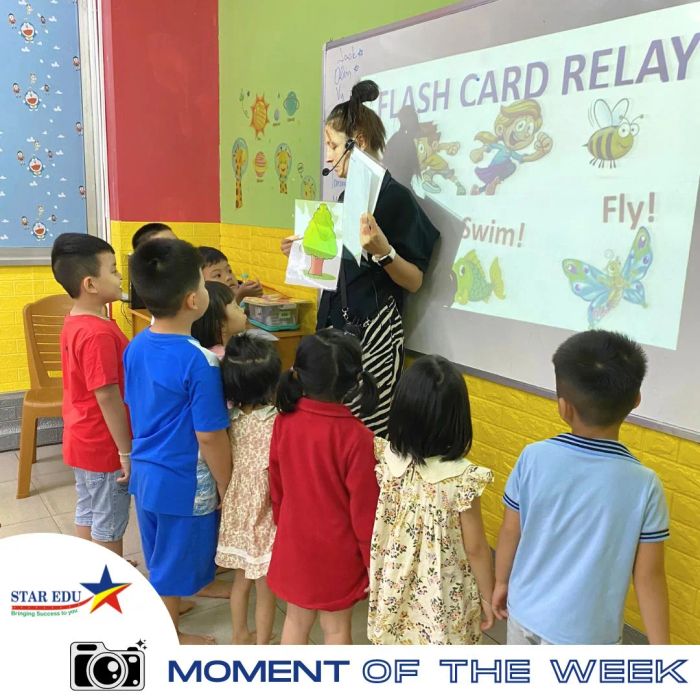 Hình ảnh lớp học năng động tại Star Edu English Center