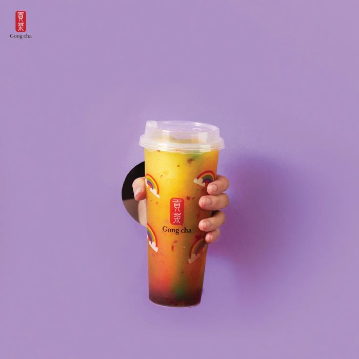 Hình ảnh những ly trà sữa nghệ thuật tại Gong Cha