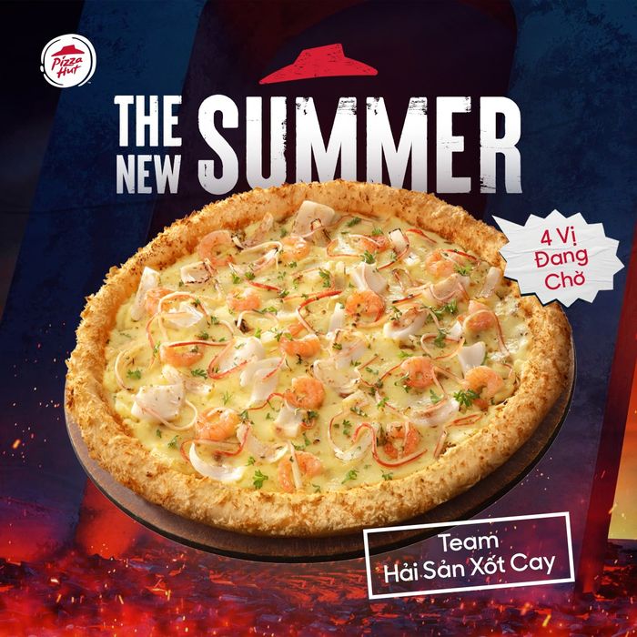 Những chiếc pizza vàng ươm hảo hạng tại Pizza Hut