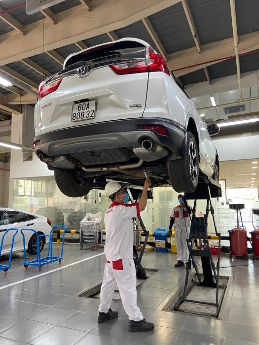 Quy trình thay lốp xe chuyên nghiệp tại Honda Ô Tô Biên Hòa