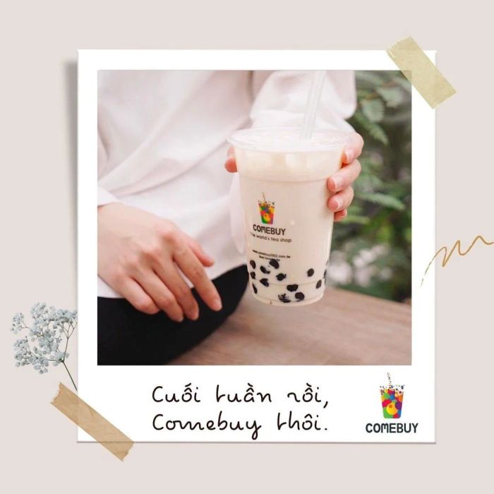 Hình ảnh Comebuy Vietnam - Không gian sang trọng với những ly trà sữa nghệ thuật