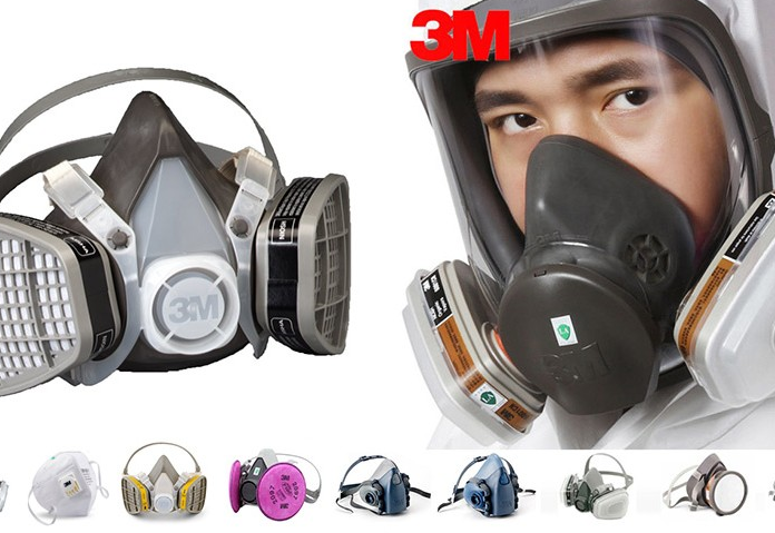 Mặt nạ phòng độc 3M hình ảnh minh họa 1