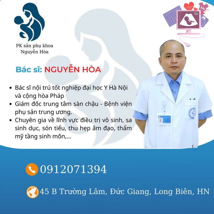 Hệ thống máy móc y tế tiên tiến tại Phòng khám Sản Phụ Khoa Nguyễn Hòa