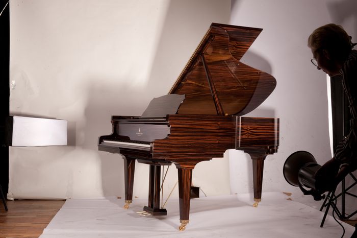 Không gian sang trọng tại showroom Impressivo Klaviere & Flügel